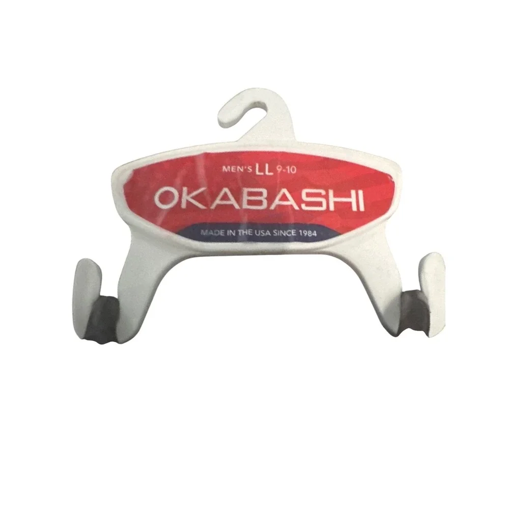 Okabashi Surf Mens Flip Flops Brown Size LL 9-10 Arch Support Made in USA NEW